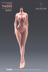 1/6 Female Pale Body Flexible Large Breast Thin Waist 12″ Action Figure +Details