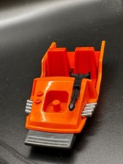 Vtg 1985 1980’s M.A.S.K. Orange Gator Hydroplane boat with gun accessory Kenner