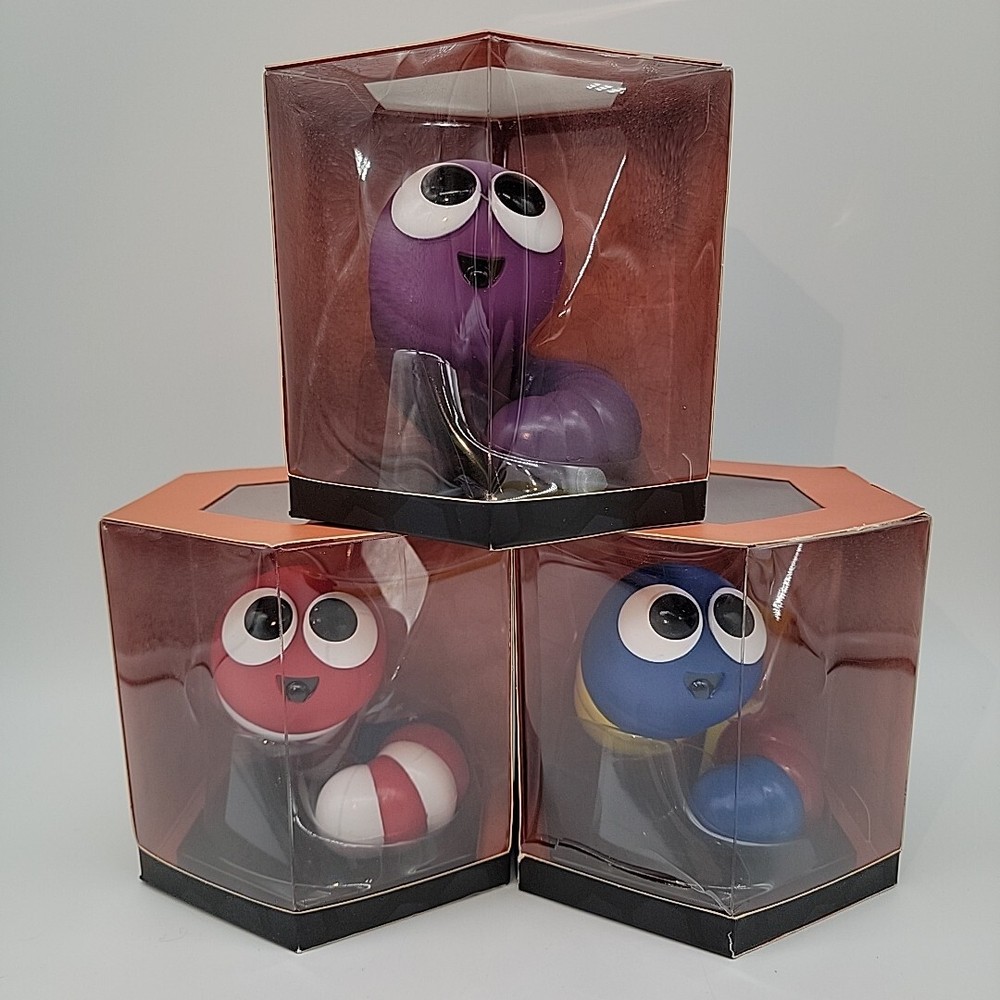 Lot of 3 Slither.io Collector Figures Series 1 BONKERS Vinyl Figurine