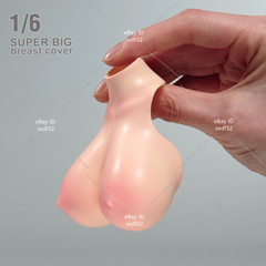 1/6 Female Breast Cover Big Huge Replacement Model For 12”PH TBL Figure Body