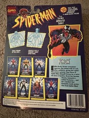1994 Toybiz Vintage Spider-Man Animated Series Jaw Chompin Venom Action Figure