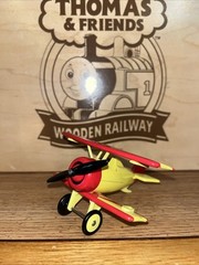 TIGER MOTH ! THOMAS FRIENDS TRAIN ERTL DIECAST SODOR BI PLANE BANDAI JAPAN
