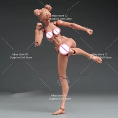 Romankey x COWL 1:12 Suntan Skin Super Jointed Female Head Body 6″ Figure Toys