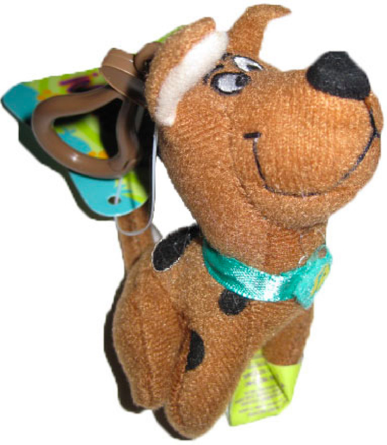 ** R@RE ** Scooby-Doo 3.5″ Plush Key-Chain Clip-On BRAND NEW!!!