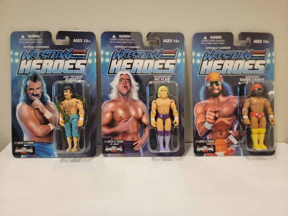 KWK O-Ring Heroes – Macho Man Randy Savage, Jake “The Snake” Roberts, Ric Flair