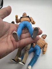 1983 Lot Of 2 The A-Team Murdoch Mr T John Hannibal Smith 6 Inch Figures A Team