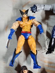 Lot of 6 X-Men Marvel Figures 4″ Gambit Wolverine Cyclops And Sabertooth?