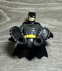 Fisher-Price Imaginext DC Super Friends Batman Hero Toy Figure Gray Black Yellow