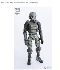 USA Acid Rain 3.75” 1/18 MARINE SPEEDER MK 1 RAPTOR gi joe Action Figure SET LOT