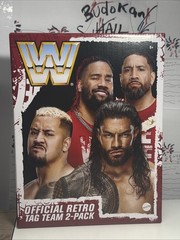 WWE Bloodline Retro 4 Wrestling Figure Set Roman Reigns Solo Jey Uso Jimmy NIB