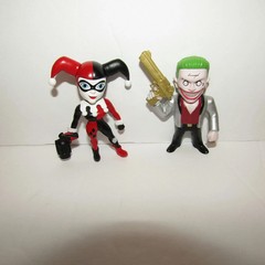 Lot of 7 DC Batman Robin Penguin Joker Harley Quinn Toys