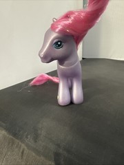 My Little Pony G3 PETAL BLOSSOM 2002 Hasbro Long Styled Pink Tinsel Hair MLP
