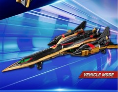 SAMG Metal Cardbot W NightGriffon Transforming Robot Figure Jet Aircraft