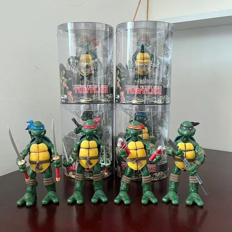 4 Pcs TMNT Movie Teenage Mutant Ninja Turtles Classic Collection Action Figures