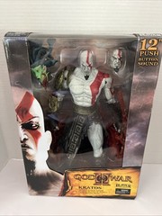 NECA GOD OF WAR 2 II KRATOS 12″ inch w/ MEDUSA HEAD NEW RARE