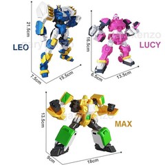 Miniforce Super Dino Power 2 TyraKing T-Rex Robot Figure Toy No Box