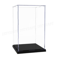 US 8.3″H Acrylic Display Box Plastic Base Self-Install Case Protection Dustproof