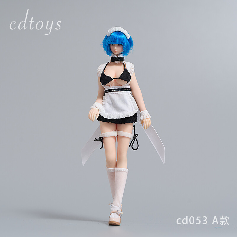 cdtoys cd053 1/12 Maid Clothes Set Costume Model Fit 6” Action Figure