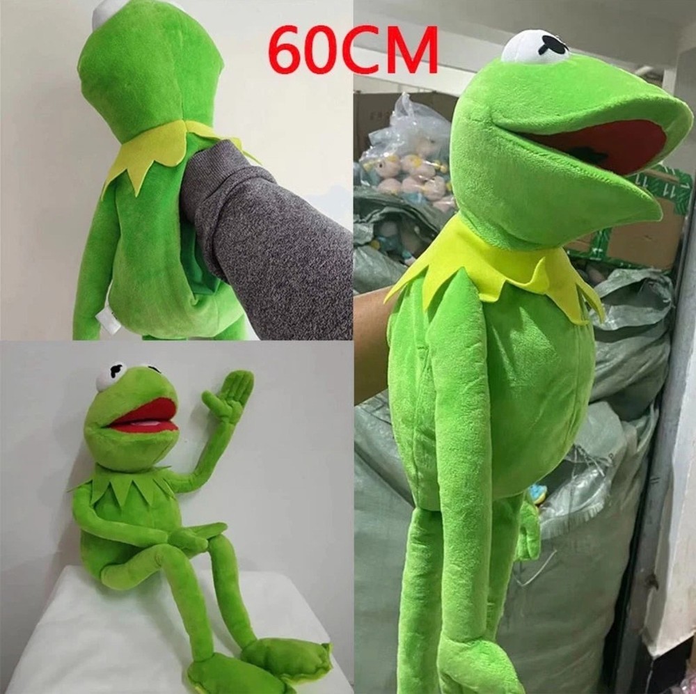 60cm The Muppets Kermit Frog Stuffed Doll Hand Puppet Plush Toys Birthday Gift