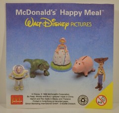 RARE 1996 Spinning Bo Peep 4.5″ McDonald’s EUROPE Action Figure Disney Toy Story