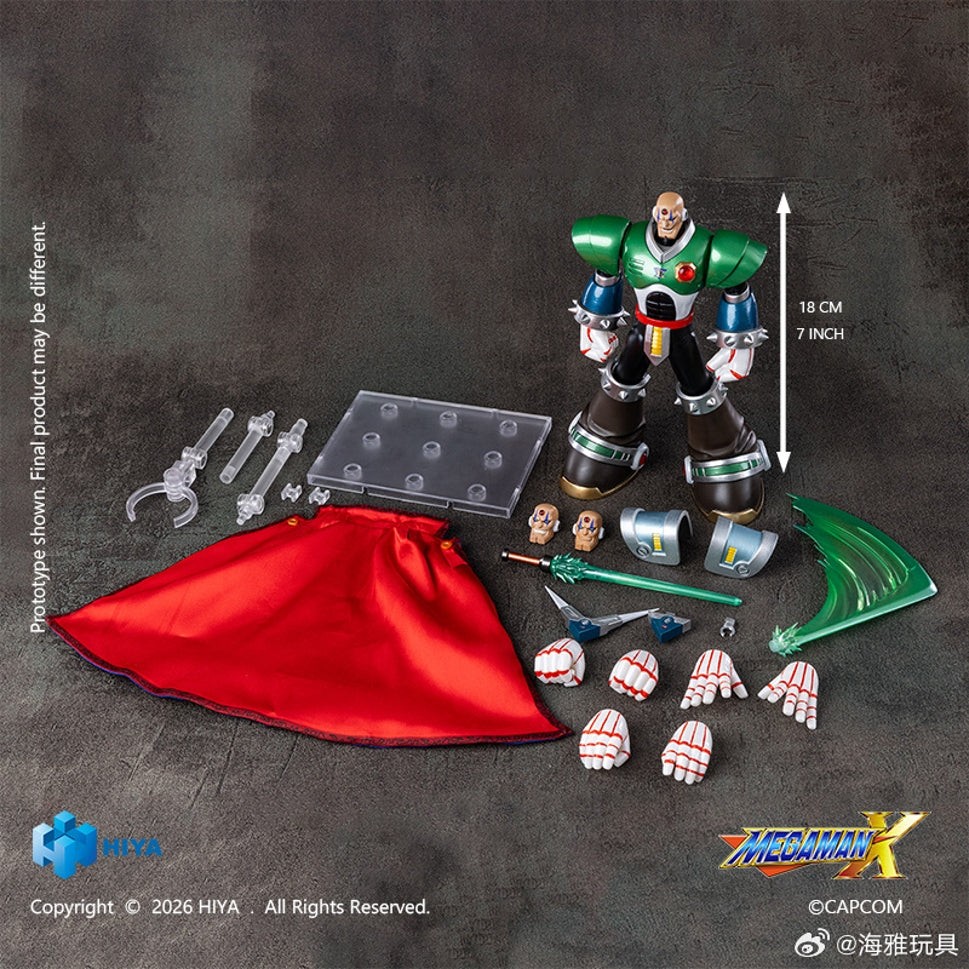 HIYA Exquisite Basic Mega Man X Sigma 7″ Action Figure EBM0188 Preorder