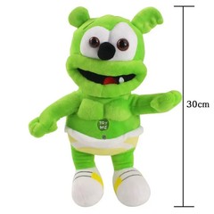 30cm /Singing Gummy Plush Toys With Music Voice Gummy Bear Stuffed Dolls Peluche