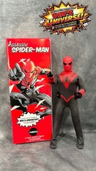Custom 8″ Mego Scale SpiderMan Assassin Peter Parker Action Figure & Display Box