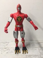 2003 Power Rangers Dino Thunder Talking 12″ Red Mega Battlized Ranger Figure