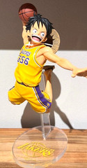 ONE PIECE x NBA Lakers Monkey D Luffy Figure Banpresto Japan Limited