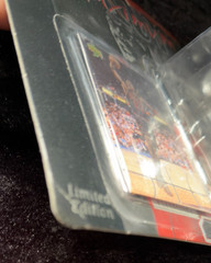 Michael Jordan 1999 Mattel Maximum Air Silver Edition NBA Smile Figure Card READ