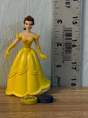 Disney Belle and Snow White Fastfood Toys, 3″ Tall GDJ-P-687