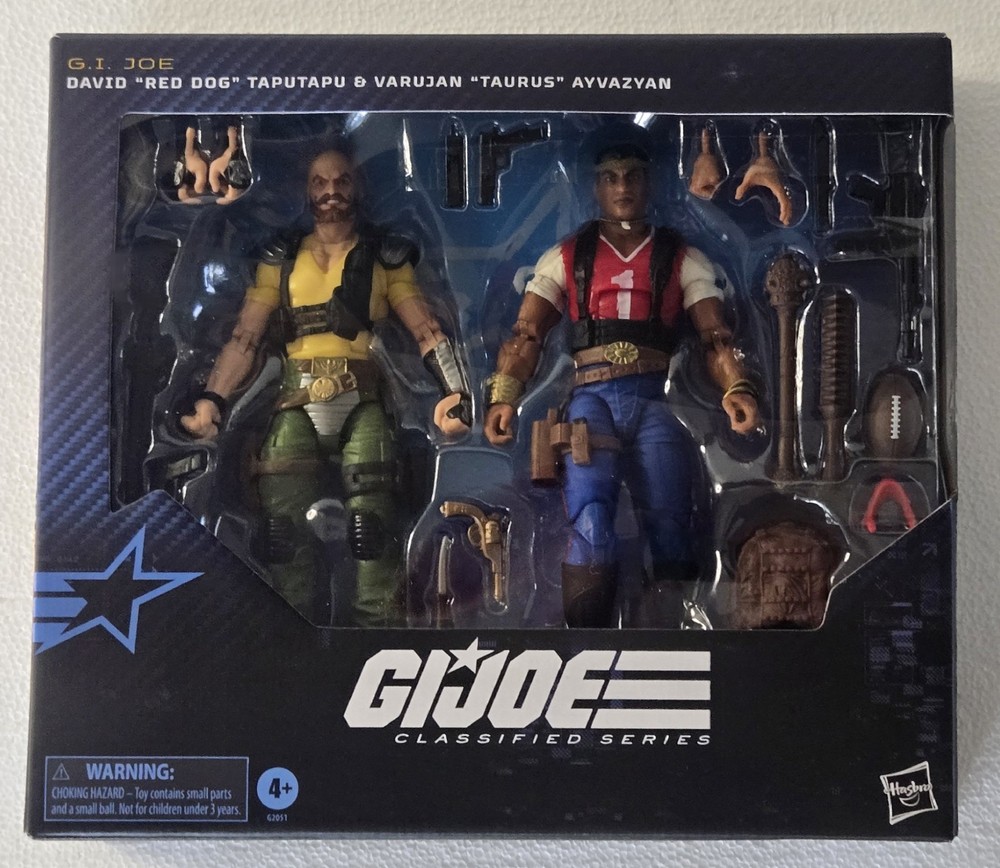 GI Joe Classified #193 Renegades Red Dog Taurus 2-Pack 6″ Figure G2051 NEW 2026