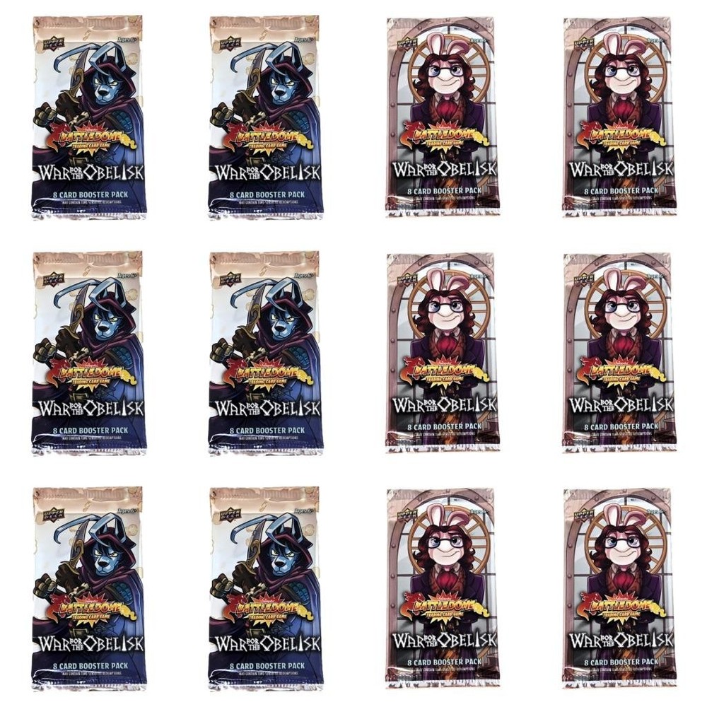 Neopets Battledome Card Game War For Obelisk Booster Pack – 12 Sealed Packs Lot