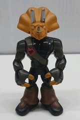 Teenage Mutant Ninja Turtles 2007 TMNT Triceraton Warrior Action Figure 8cm Used
