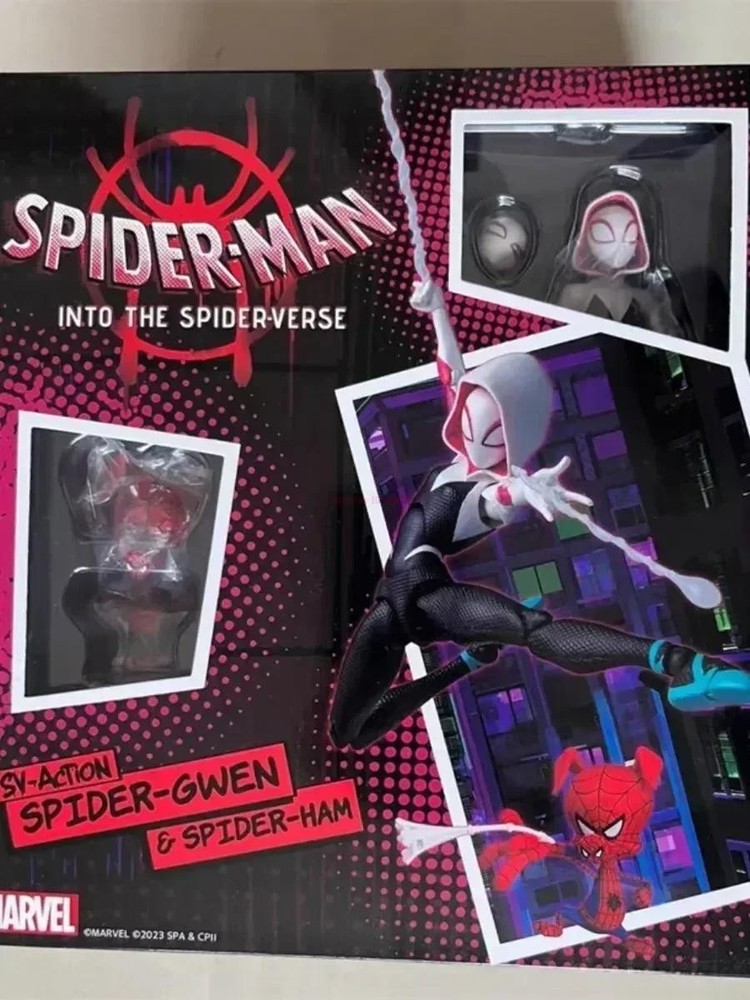 Action Figure Anime Spider-verse Collection Sentinel Miles Morales Figures