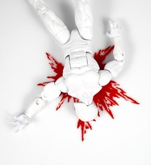 Modular Blood Effect Set for ~1/12 or six inch action figures – 14 piece set
