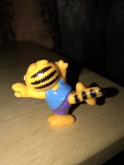 Vintage Running Garfield PVC Toy Figure by United Features 1981 2 inch (2)#
