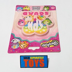 Shopkins SPK SQUAD JUMBO ERASER multicoloured rainbow heart NEW sealed shoppies