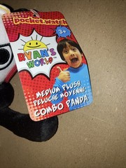Ryan’s World 2018 Panda 6 Inch “NEDIUM” Size Plush PANDA Collectable
