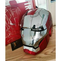 US STOCK AUTOKING Iron Man MK5 Helmet 1:1 Voice-controlled Wearable Cosplay Prop