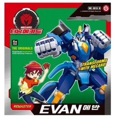 Turning Mecard Reamster EVAN Blue ver Hero Transforming Korean Robot Car 2024