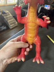 DRAGON 18” Long Red/Orange 2018 Polyester Material Toys R Us Rare SEE PHOTOS
