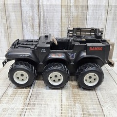 Lot Of 5 Rambo Action Figures & Defender Assault JEEP 6×6 Coleco 1985 VTG Rare