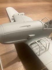 1:18 scale Kawasaki Ki-61 “Tony” Model Kit-Disassembled and Unpainted