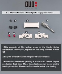 DIY Filler Cannon Tail Spoiler Upgrade Kit For SS Devastation Wheeljack – Fills