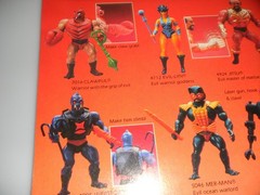 1985 MOTU Heroic & Evil Warrior Figure Display Magazine Trade Ad Poster Promo