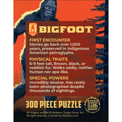 Big Foot Jigsaw Puzzle Cube Master Pieces 300 Pieces