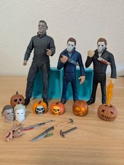 NECA Horror Movie Action Figures Big Lot of 25 Figures & Accessories