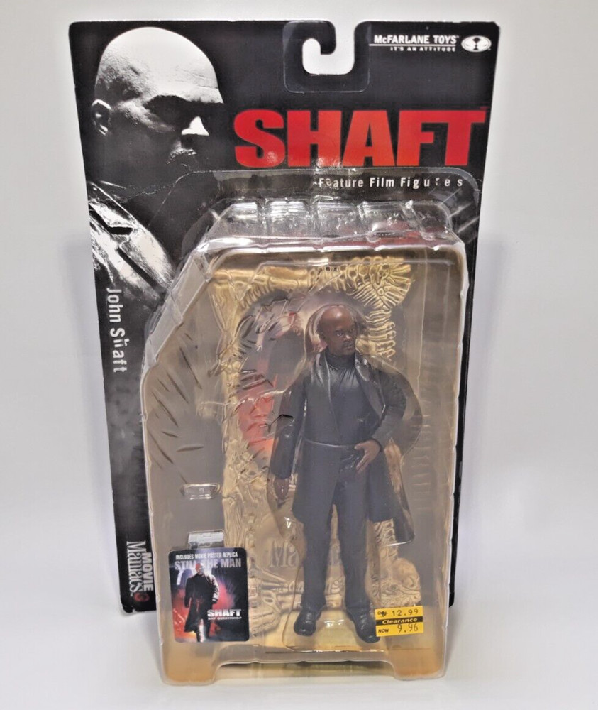 NIB MCFARLANE TOYS MOVIE MANIACS SERIES 3 SHAFT SAMUEL L. JACKSON ACTION FIGURE
