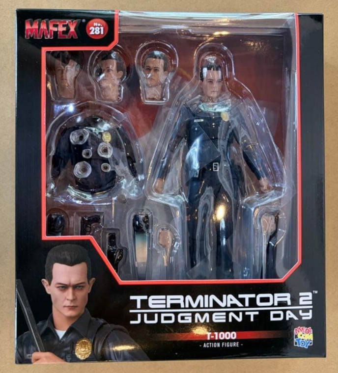 MEDICOM TOY MAFEX No.281 Terminator 2 Judgment Day T-1000 Action Figure